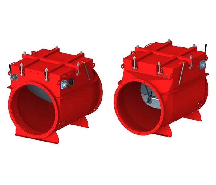 Non returning flap valves